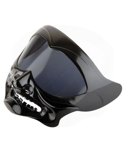 1Storm Motorcycle Open Face Fiber Glass Helmet Scooter Front Mask Smoked Lens Samurai