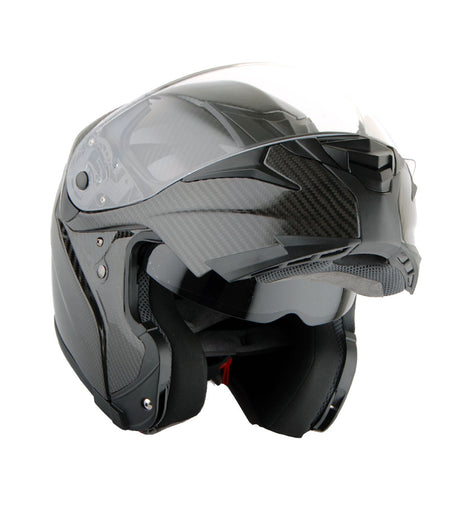 carbon fiber motorcycle modular helmet Martian Genuine Real Carbon Fiber Motorcycle Modular Flip up Full Face – MartianHelmets