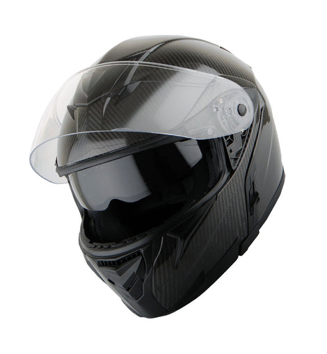 Carbon fiber flip up shop motorcycle helmet