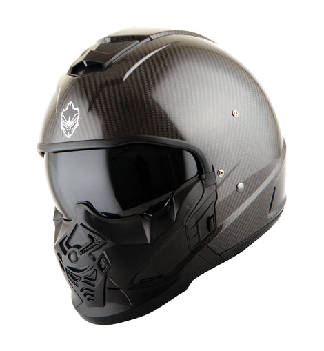 Martian Genuine Real Carbon Fiber Motorcycle Full Face Helmet HB