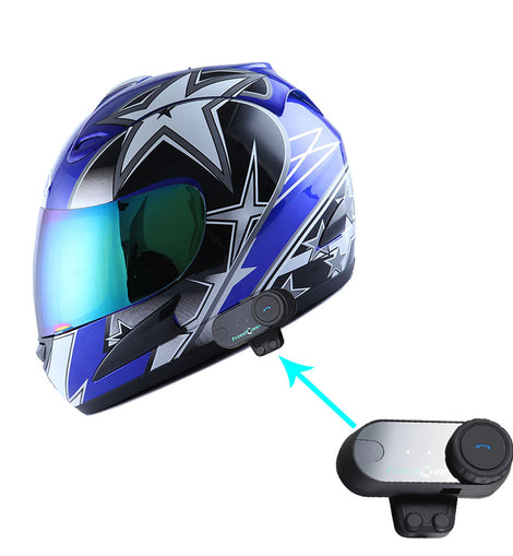 bluetooth motorcycle helmet headset full face WOW Motorcycle HJM Street Bike Full Face Helmet + Motorcycle Bluetooth – MartianHelmets
