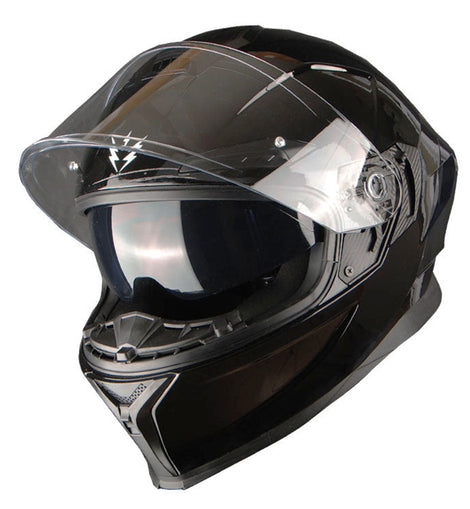 1Storm Motorcycle Full Face Helmet Dual Lens/Sun Visor + Motorcycle Bl – MartianHelmets