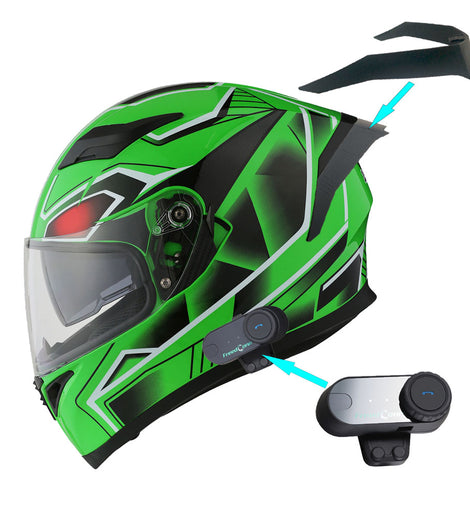 1storm modular motorcycle helmet 1Storm Motorcycle Modular Full Face Flip up Dual Visor Helmet + Spoile – MartianHelmets