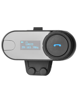 Freedconn New Motocycle Helmet Waterproof and Wireless Bluetooth, LCD Screen, TCOM-SC 800M Hands Free Headset
